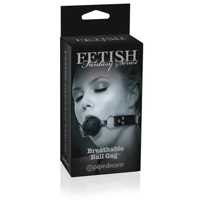 LIMITED EDITIONBREATHABLE BALL GAG PD4413-23 BLACK