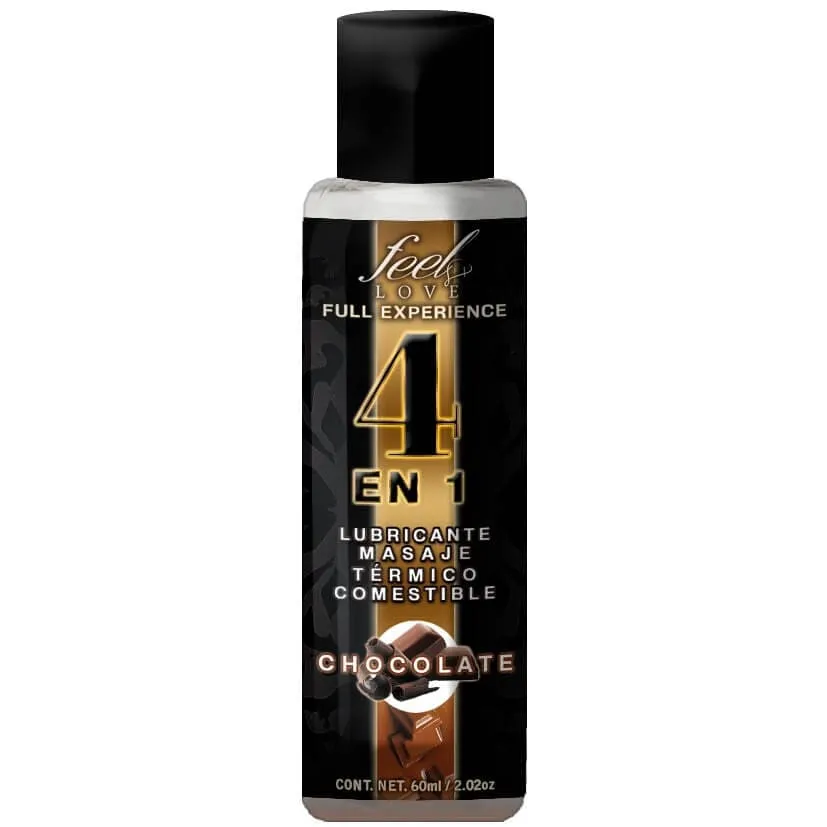 LUBRICANTE CALIENTE FEEL LOVE 4 EN 1 CHOCOLATE 60ML