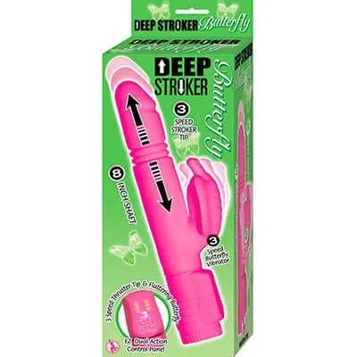 DEEP STROKER BUTTERFLY-PINK 2416-1