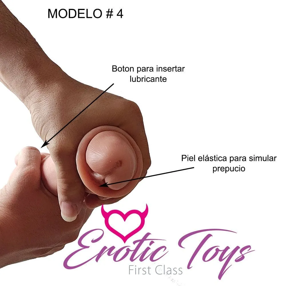 EROTIC TOYS REAL COCK 81PH PIEL RETRACTIL