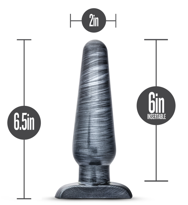 JET-LARGE PLUG-CARBON METALLIC BLACK BL-15905