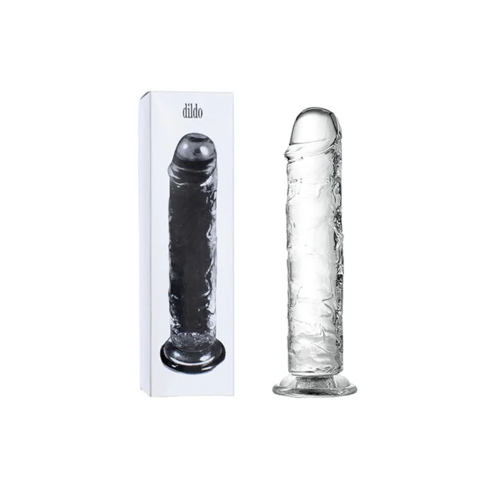 Dildo de jelly Transparente realista 16 cm